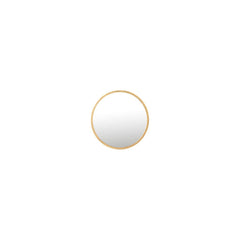 Kleiner runder goldener Spiegel