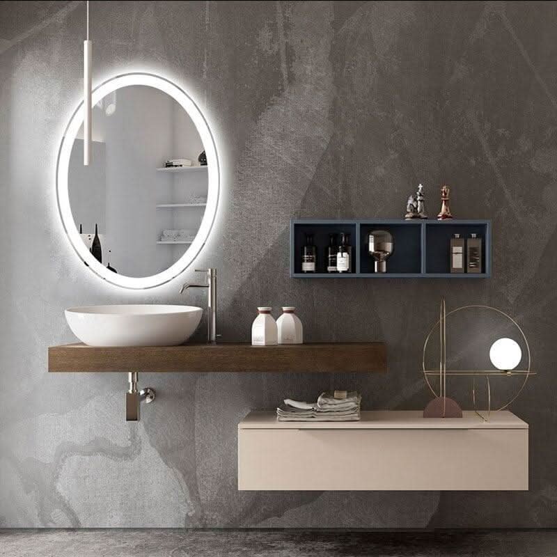 Ovaler LED-Badezimmerspiegel mit Touch-Funktion | Reflet Précieux