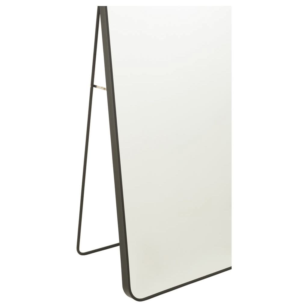 Miroir Sur Pied Noir Rectangulaire - Designix