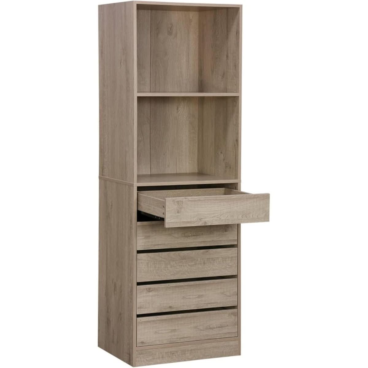 Module Dressing Tiroirs Etagères | Gaia - Designix Dressing