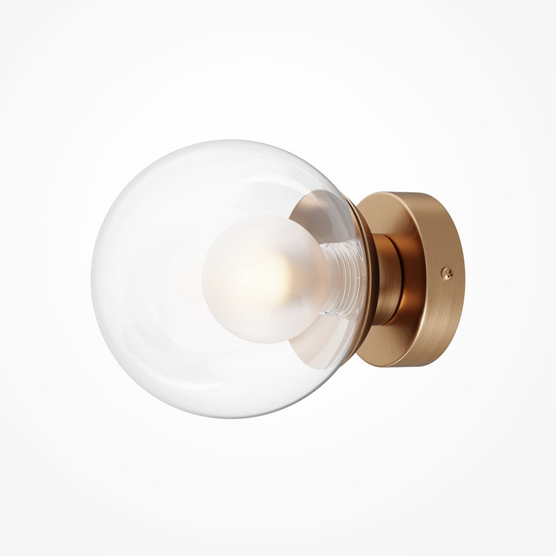 Basic Form Wandleuchte gold