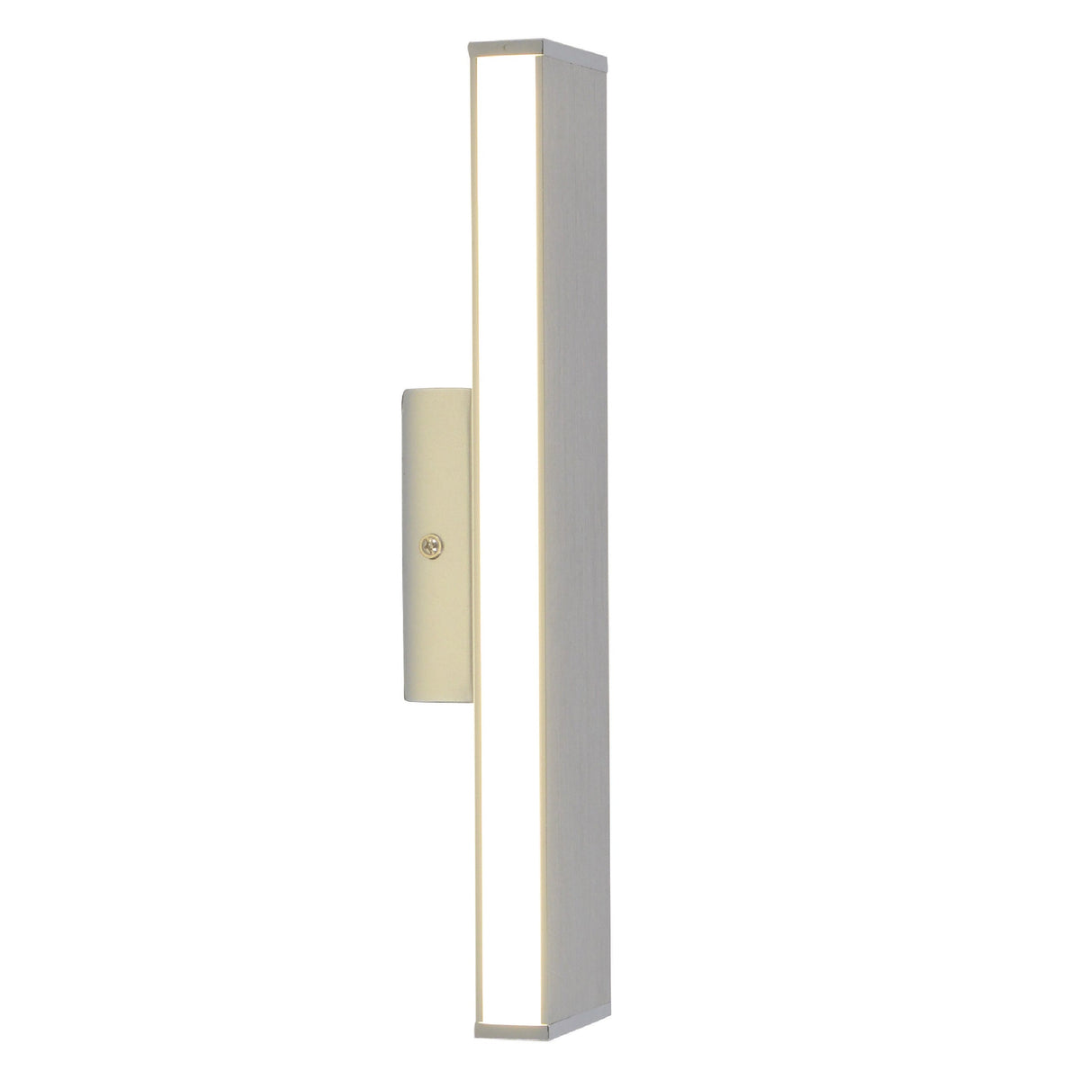 Applique murale Dubai chromée, L 31,6 cm