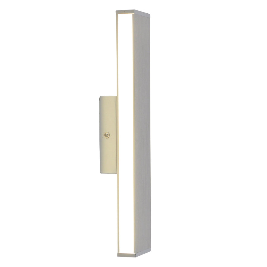 Applique murale Dubai chromée, L 31,6 cm