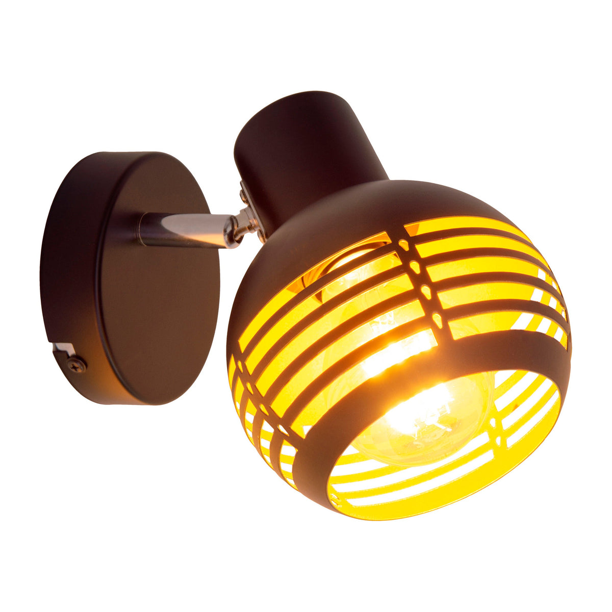 Plafonnier Casco noir, L 23 cm