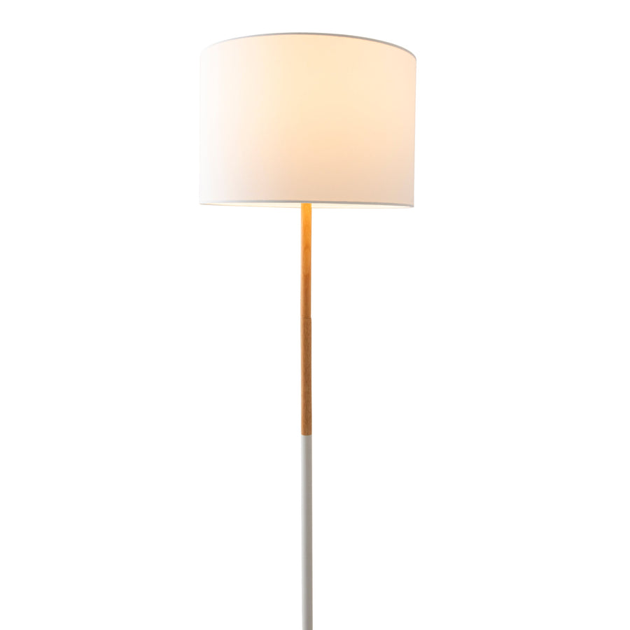 Lampadaire Tessile blanc, tissu