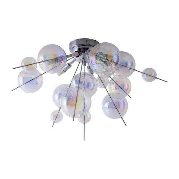 Plafonnier Explosion chromé, verre (1085130)