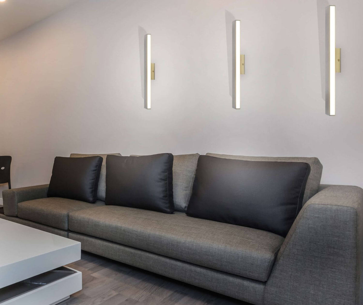 Applique murale Dubai chromée, L 60 cm