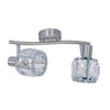 Plafonnier Josefa transparent, L 28 cm