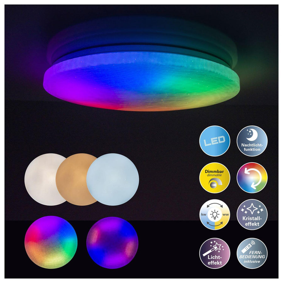 Plafonnier Sligo multicolore