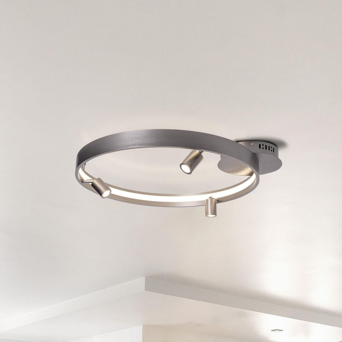 Plafonnier Tristan aluminium