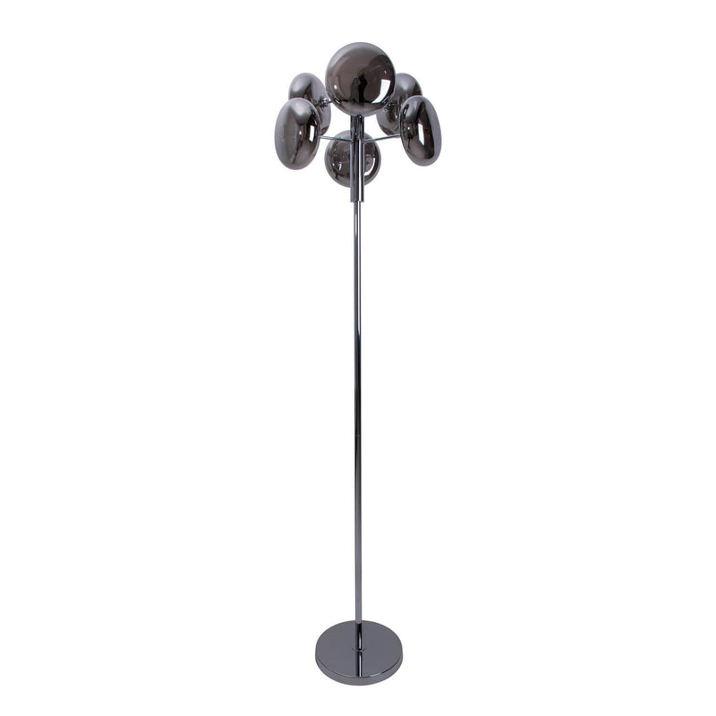 Lampadaire Orion anthracite, verre