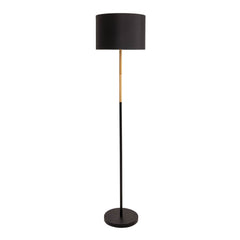 Lampadaire Tessile noir, tissu