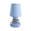 Lampe à poser Stoney bleu, tissu