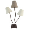 Lampe à poser Boho beige, tissu