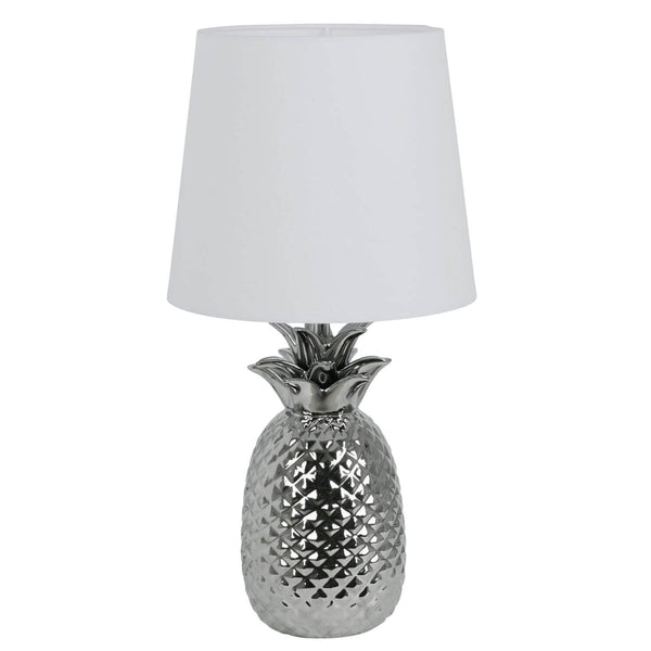Lampe à poser Ananas chromée