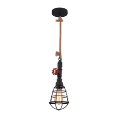 Suspension Regia noire, H 130 cm