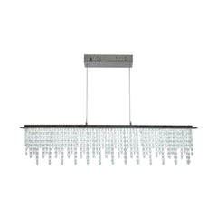 Suspension Diamonds chromée, verre