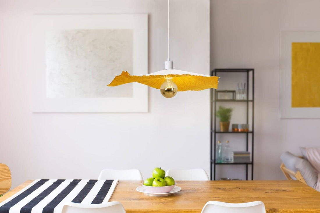 Suspension Crazy Paper blanche, papier
