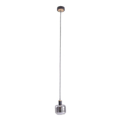 Suspension Fumoso noire, verre, H 120 cm (6116622)