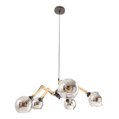 Suspension Soito noire, verre