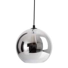 Suspension Vaso anthracite, verre, H 125 cm