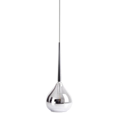Suspension Vaso anthracite, verre, H 17 cm