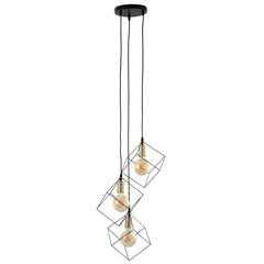 Suspension Canto noire, H 146 cm
