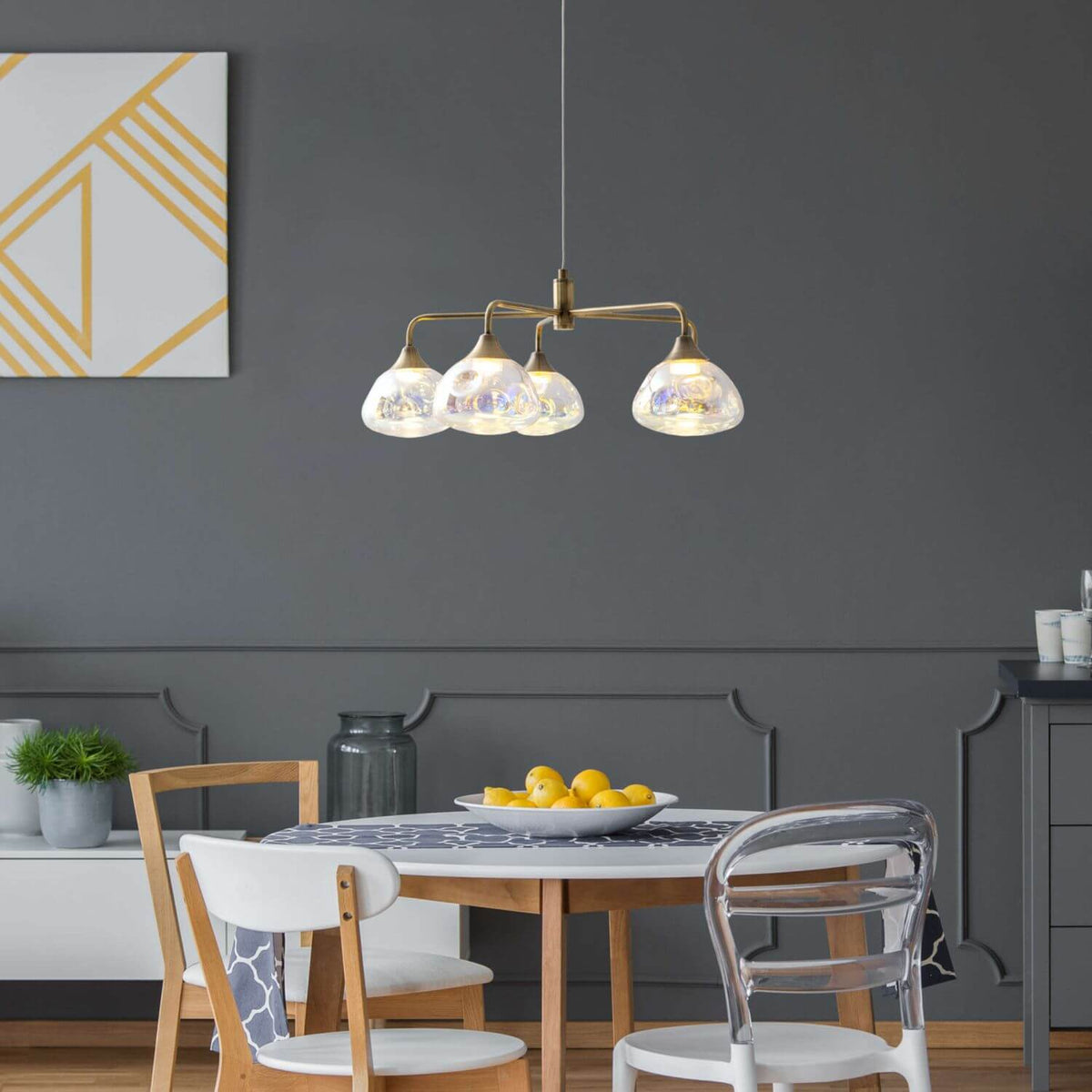 Suspension Varna laiton, verre