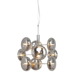 Suspension Orion anthracite, verre