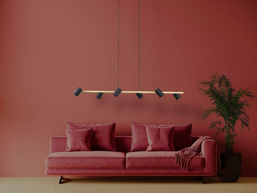 Suspension Frida noire, H 120 cm (7094822)