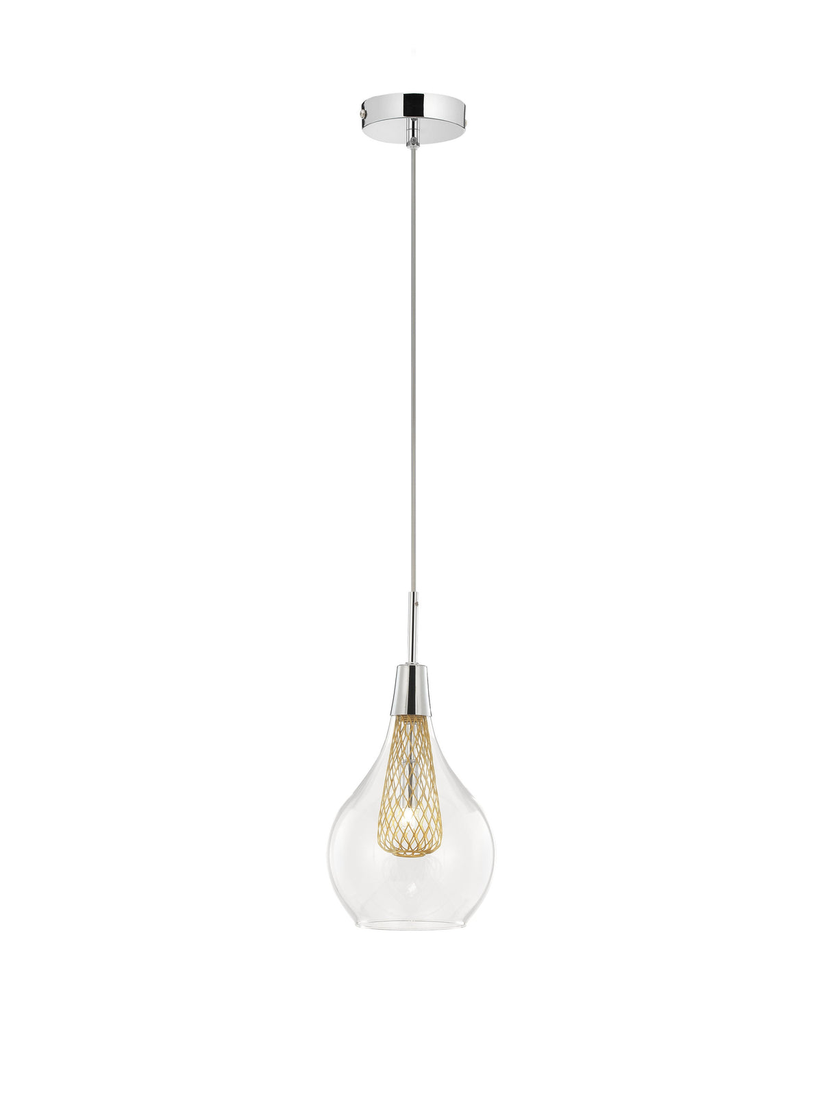 Suspension Filo dorée, verre (1500202811)