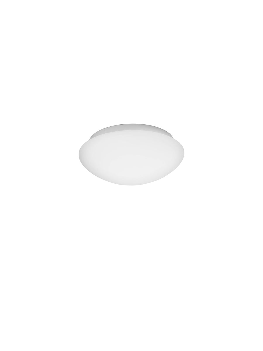 Plafonnier Brest blanc, verre