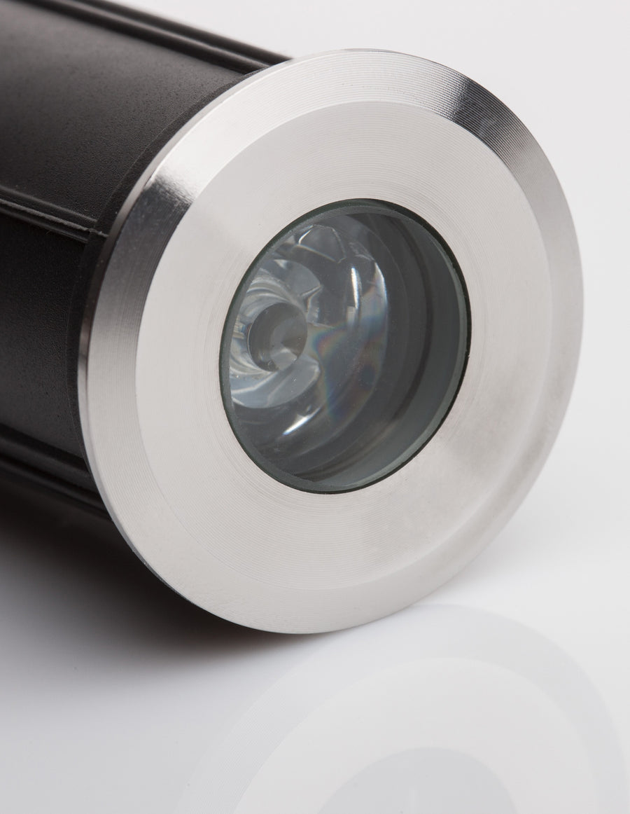 Luminaire extérieur Bang nickel, H 7 cm (9203113)