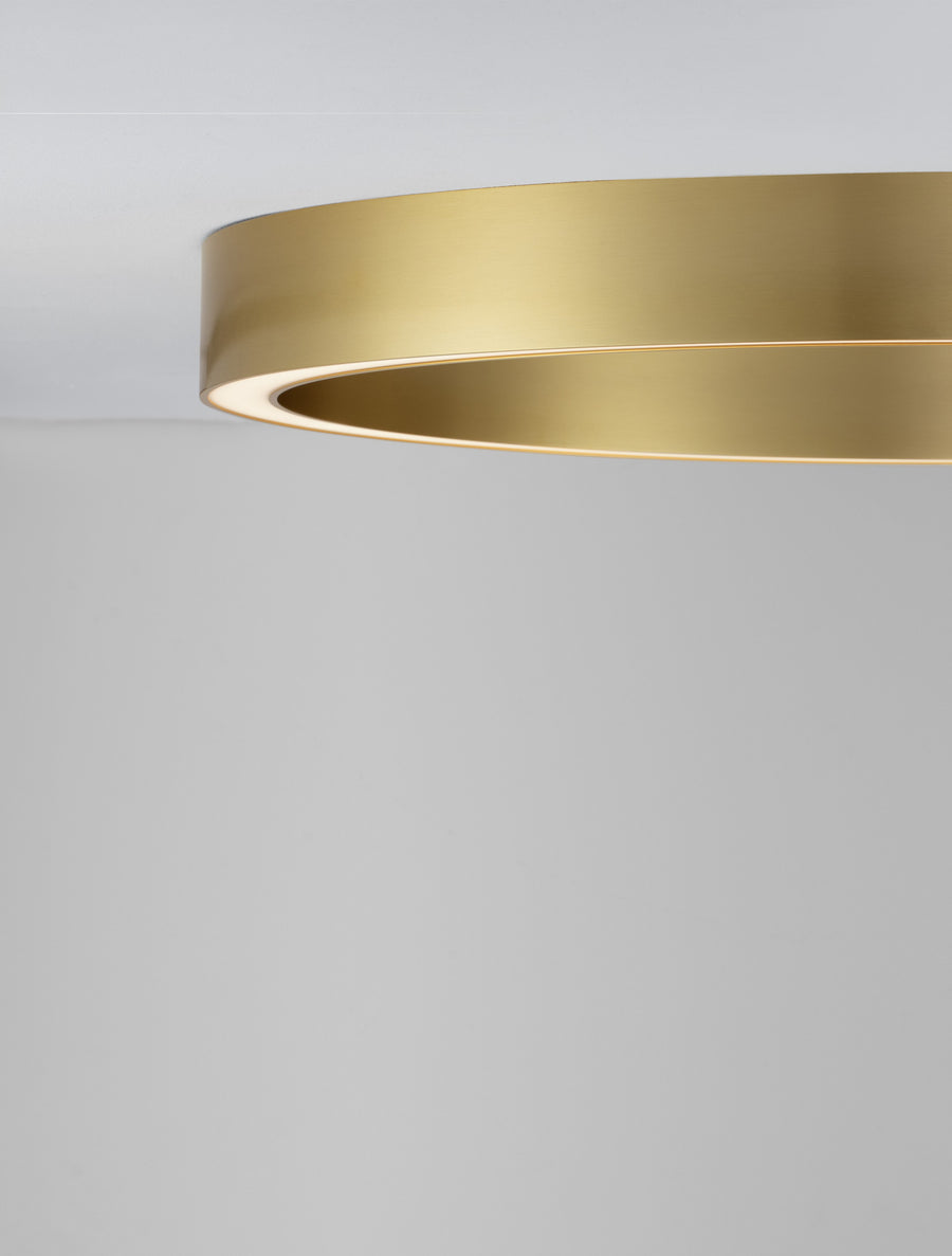 Plafonnier Sting bronze, L 100 cm