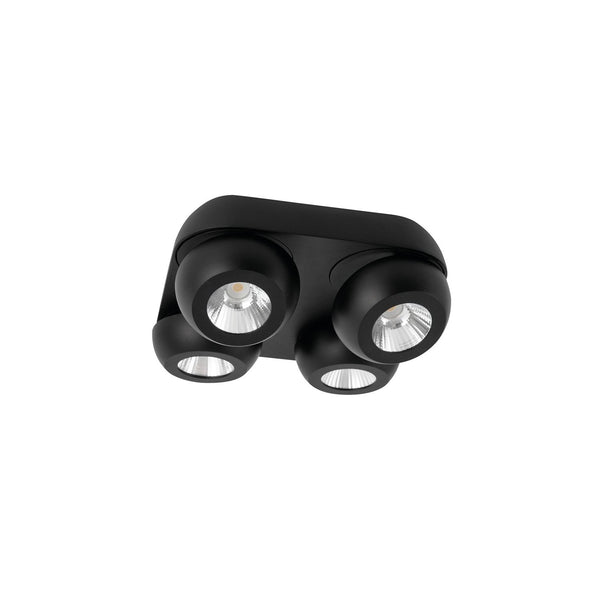 Plafonnier GON noir, L 25 cm (9105103)