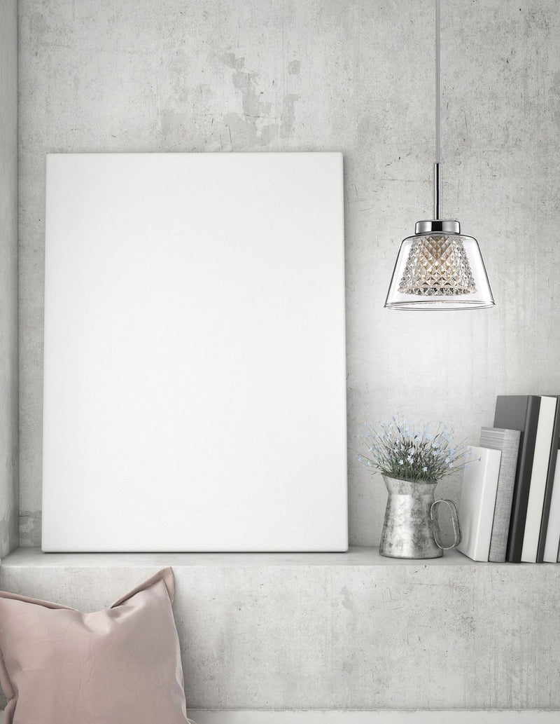 Suspension luminaire | Boccale Chromée