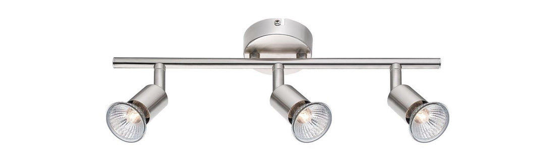 Plafonnier Base 3 lumières nickel