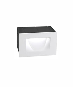 Applique extérieure Krypton blanche, L 11 cm
