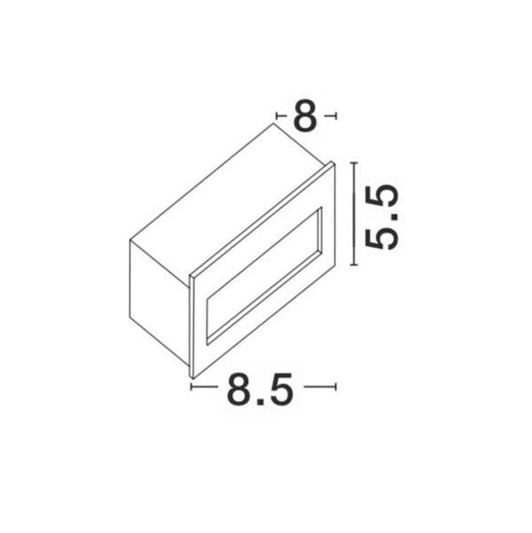 Luminaire extérieur | Krypton L 8,5 cm