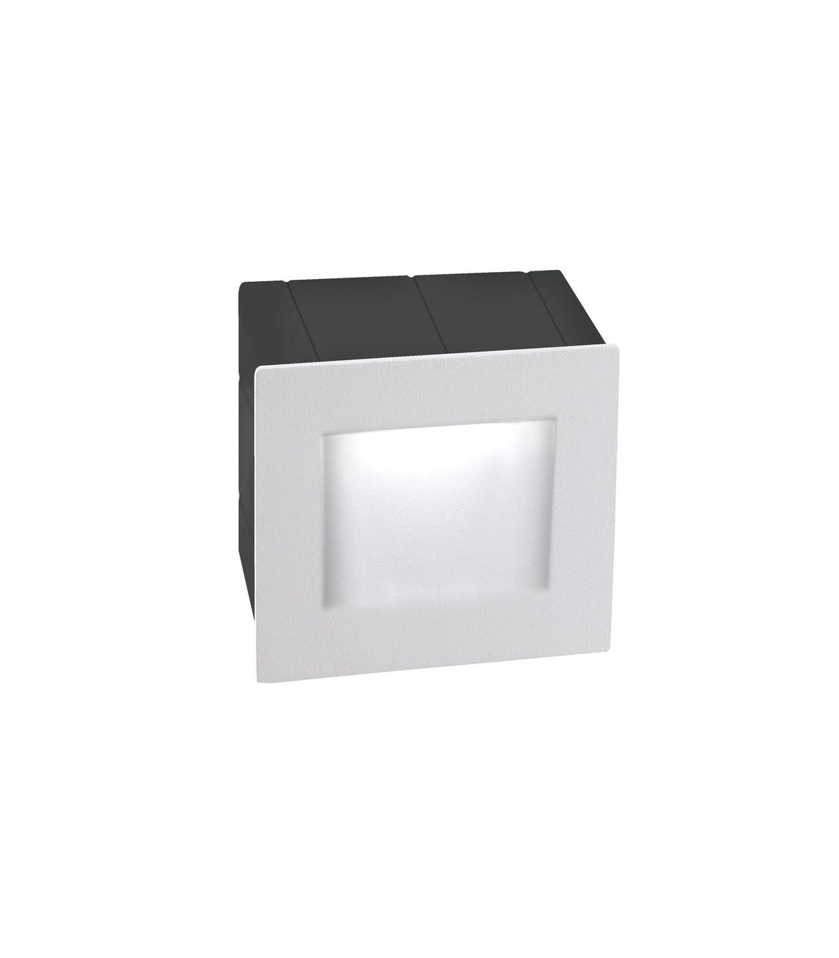 Applique extérieure Krypton blanche, H 8 cm