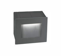Applique extérieure Krypton grise, H 8 cm (727002)