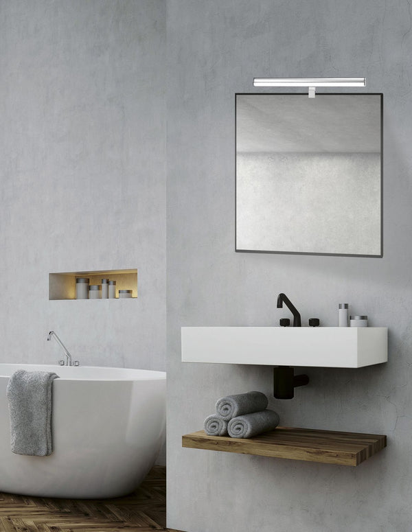 Applique murale Vanese chromée, L 49 cm (787007)