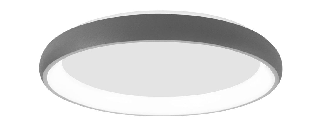 Plafonnier Albi gris, Ø 61 cm