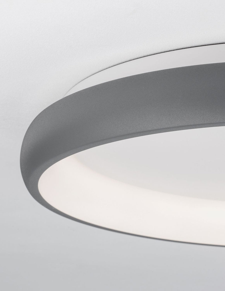 Plafonnier Albi gris, Ø 61 cm