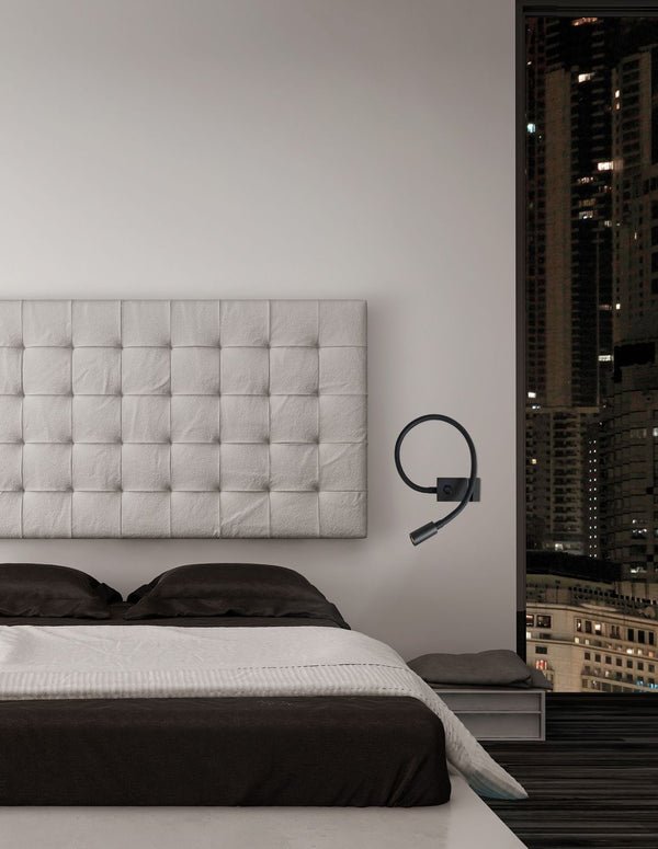 Applique murale Geneva noire