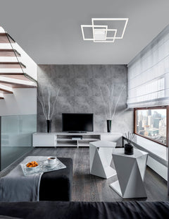 Luminaire plafonnier | Bilbao Blanc L 56 cm