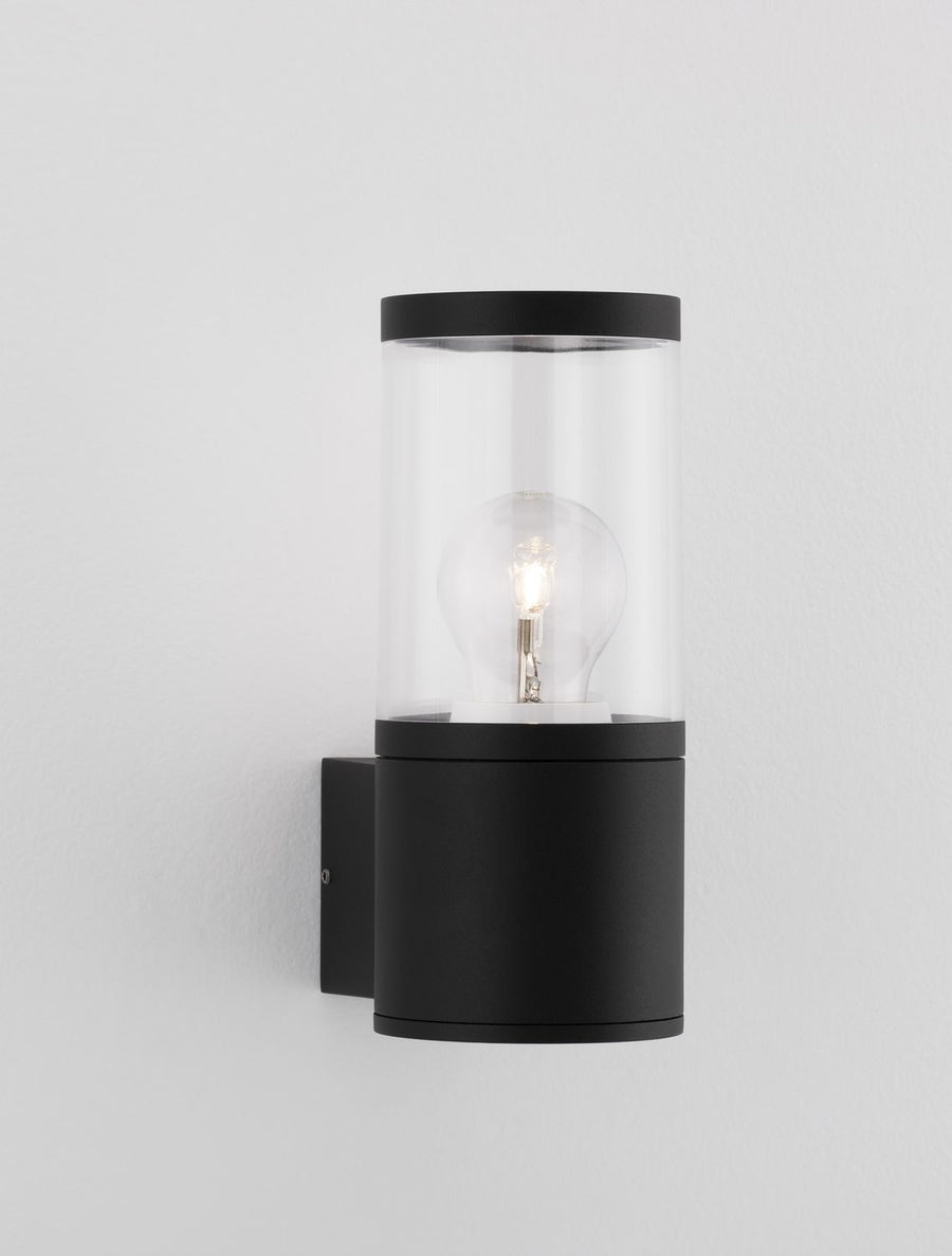 Borne extérieure Cetera noire, H 21 cm