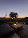 Lampadaire extérieur Jigra noir, H 22,8 cm