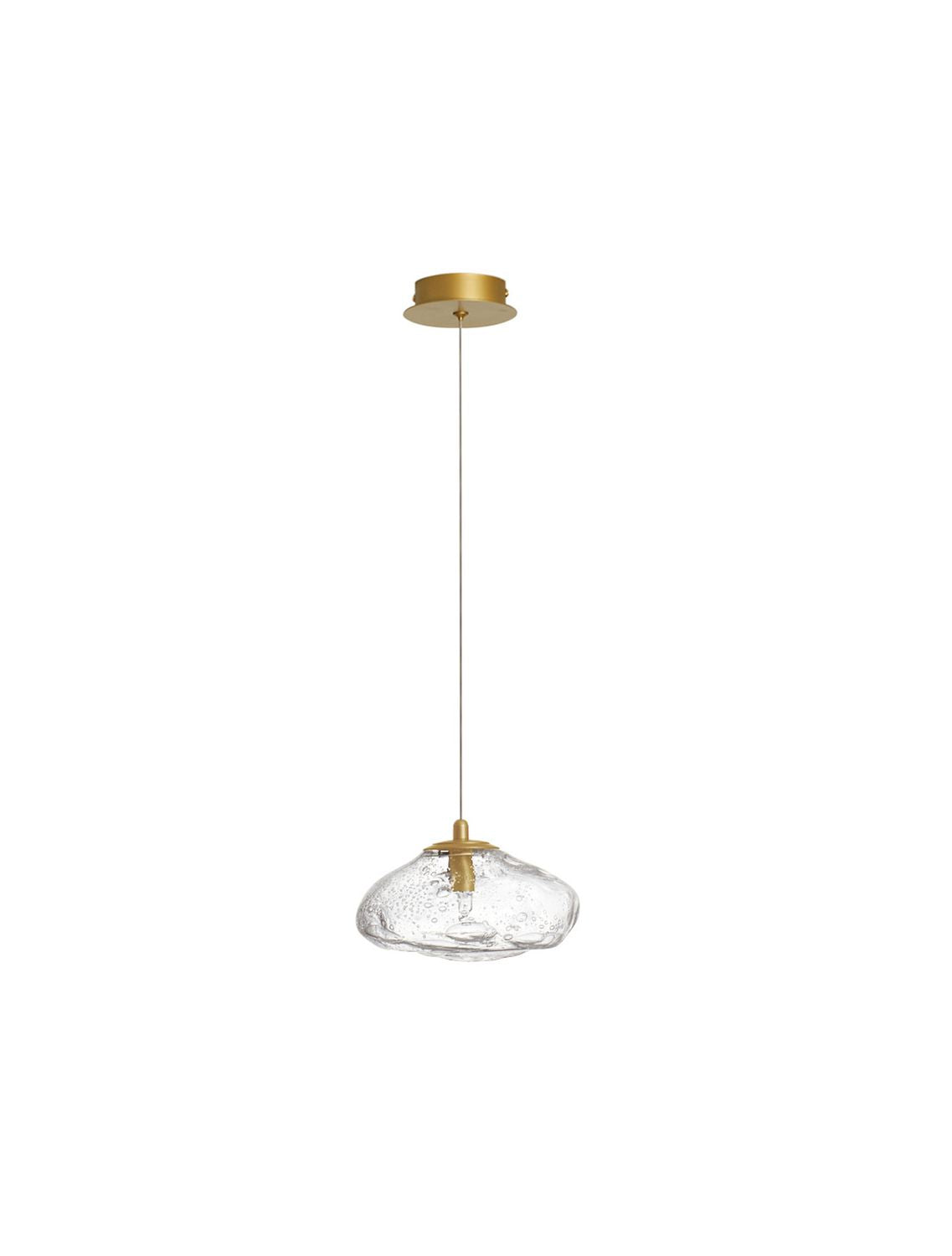 Suspension King dorée, verre (9006046)