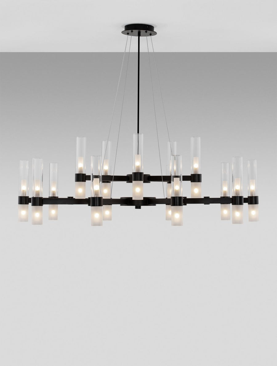 Suspension Century noire, verre